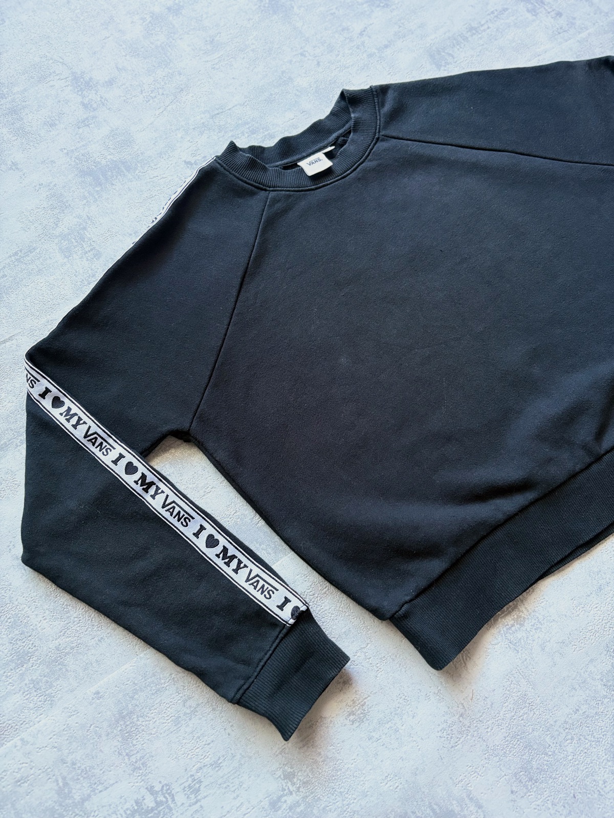 Sweatshirt preto Vans I Love My Vans XS – Vans – taille XS 3