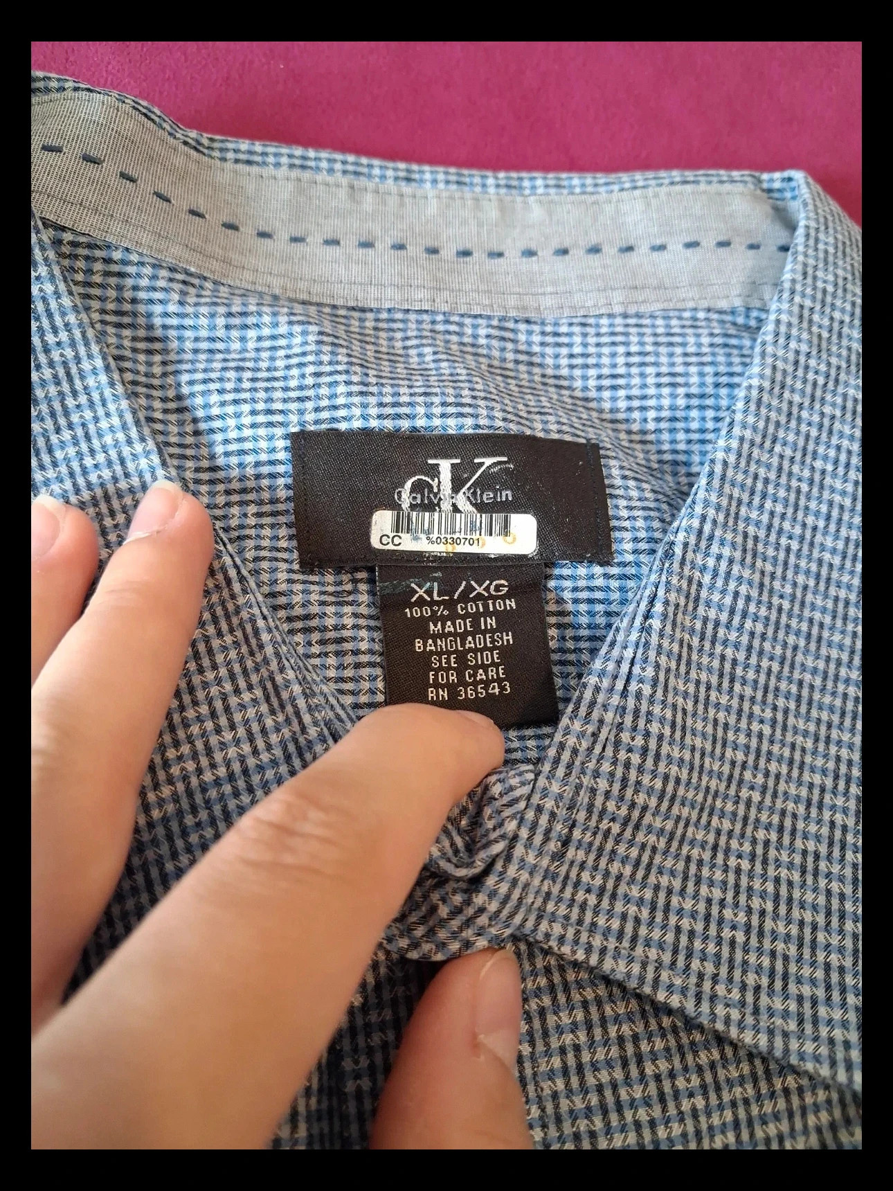 chemise homme calvin klein – Calvin Klein – taille XL 2