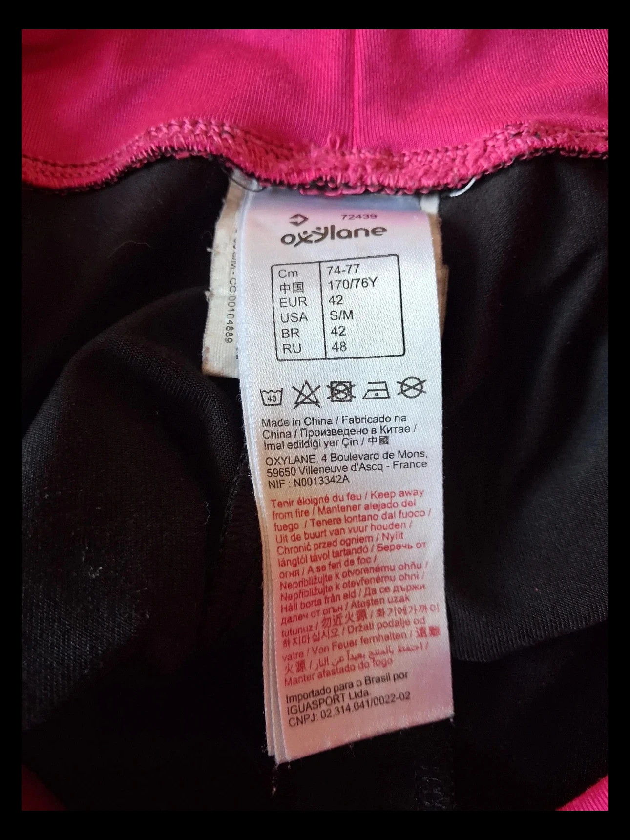 Femme taille 42 pantalon sport – taille XL / 42 / 14 5