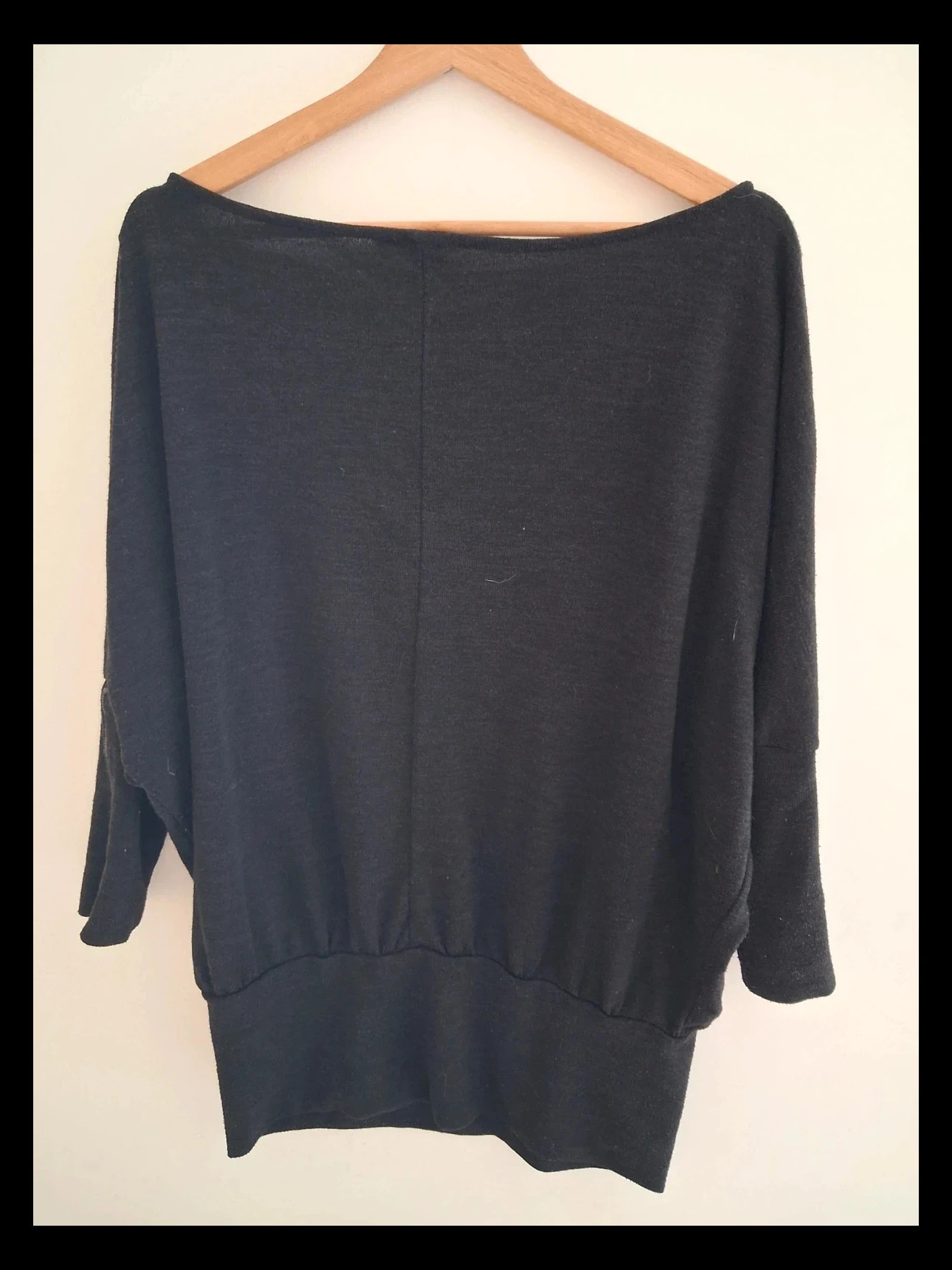 Pull noir femme manche coûte taille M – taille M / 38 / 10 4