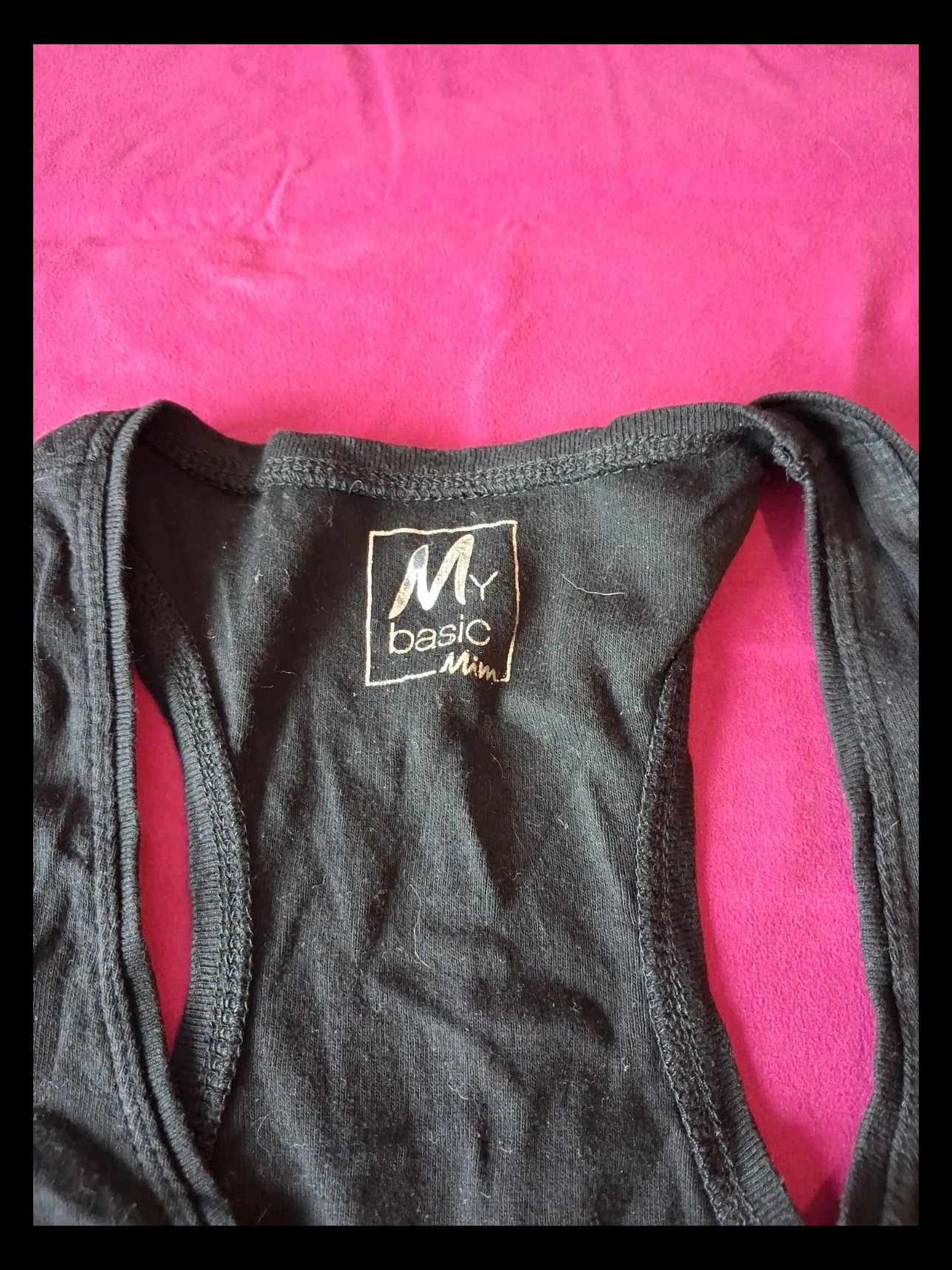 Femme noir débardeur – Mim – taille M / 38 / 10 2