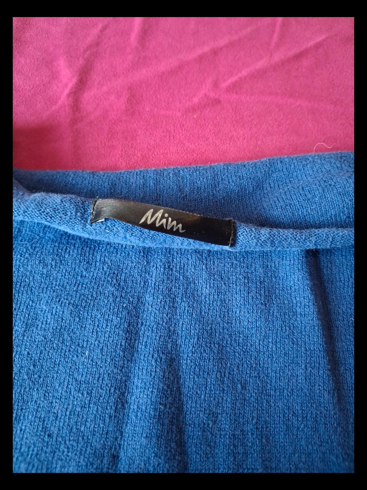 Femme manche courte pull fin – Mim – taille S / 36 / 8 2