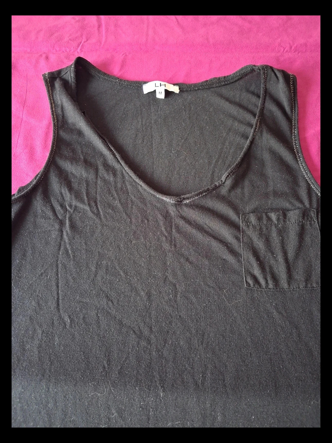 Noir taille M femme haut – La Halle – taille M / 38 / 10 2