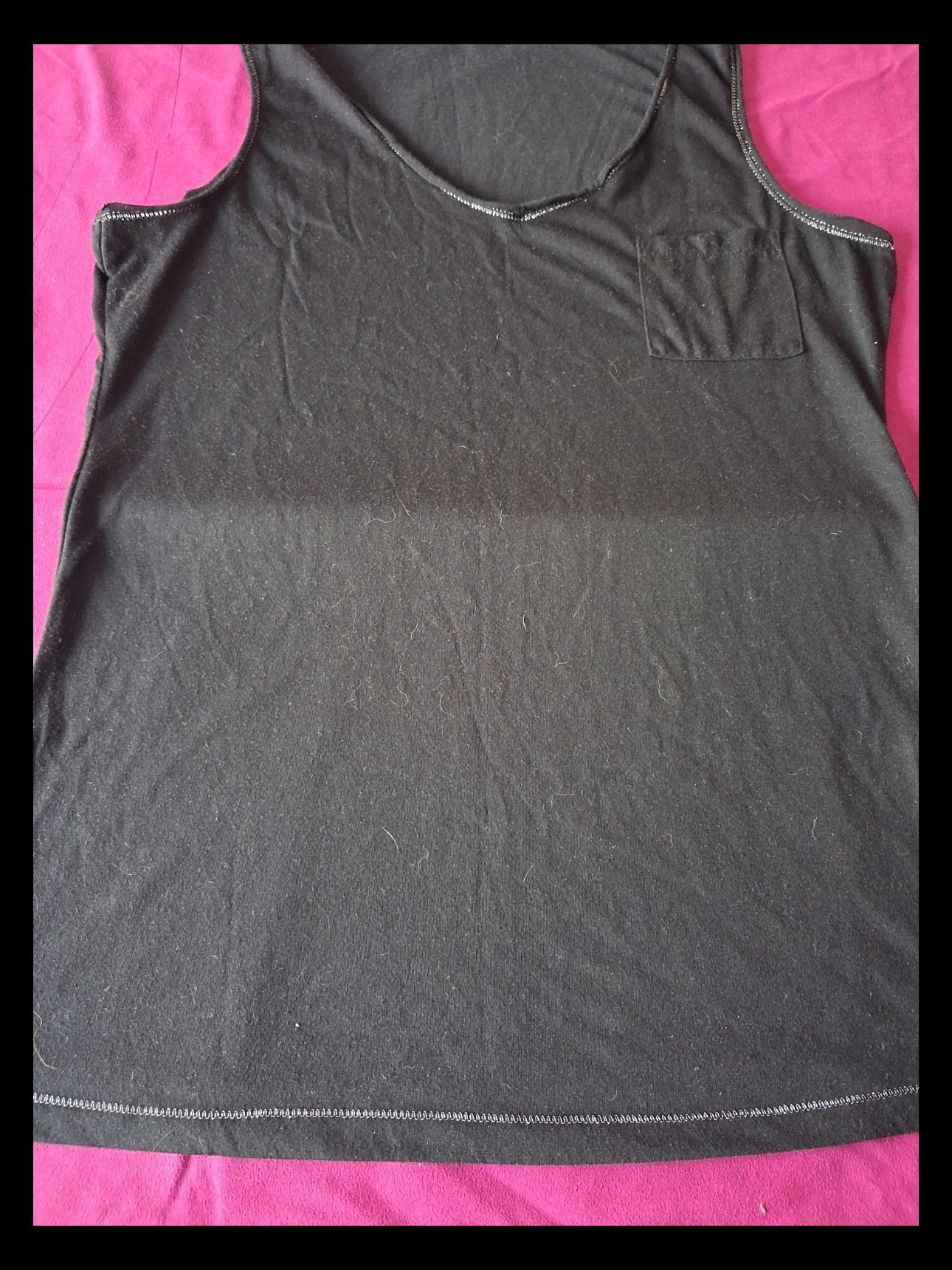 Noir taille M femme haut – La Halle – taille M / 38 / 10 3