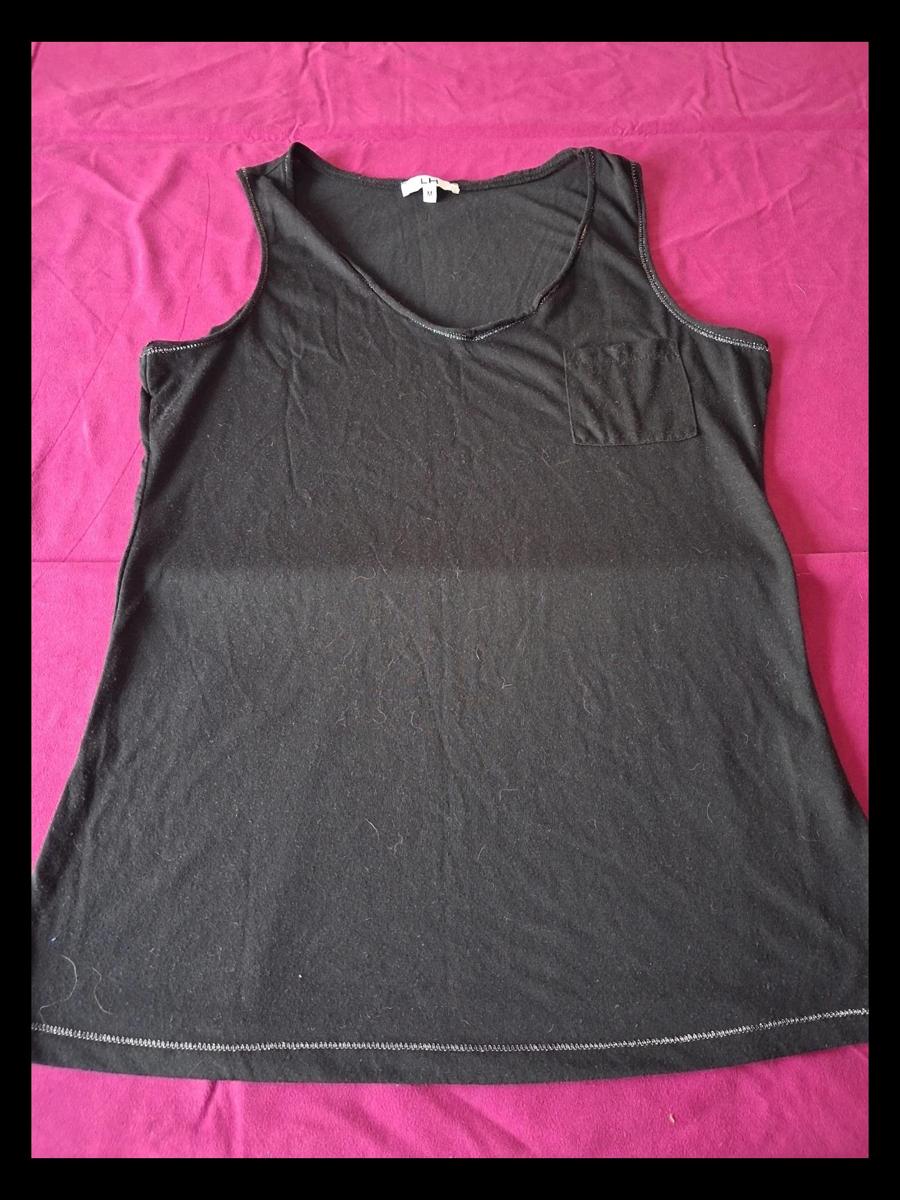 Noir taille M femme haut