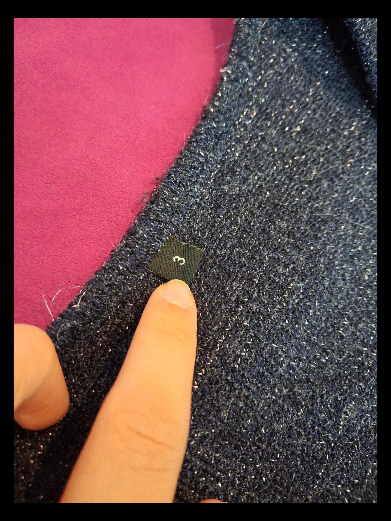 Femme paillettes col v Pull – taille M / 38 / 10 2