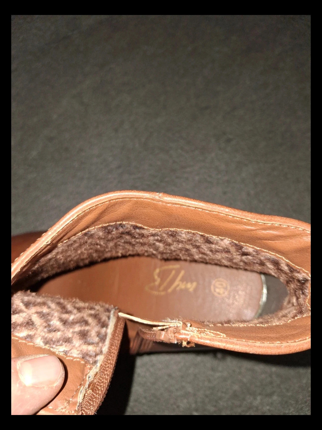 femme bottines marron cuir à talon pointure 40 – H&M – taille 40 4