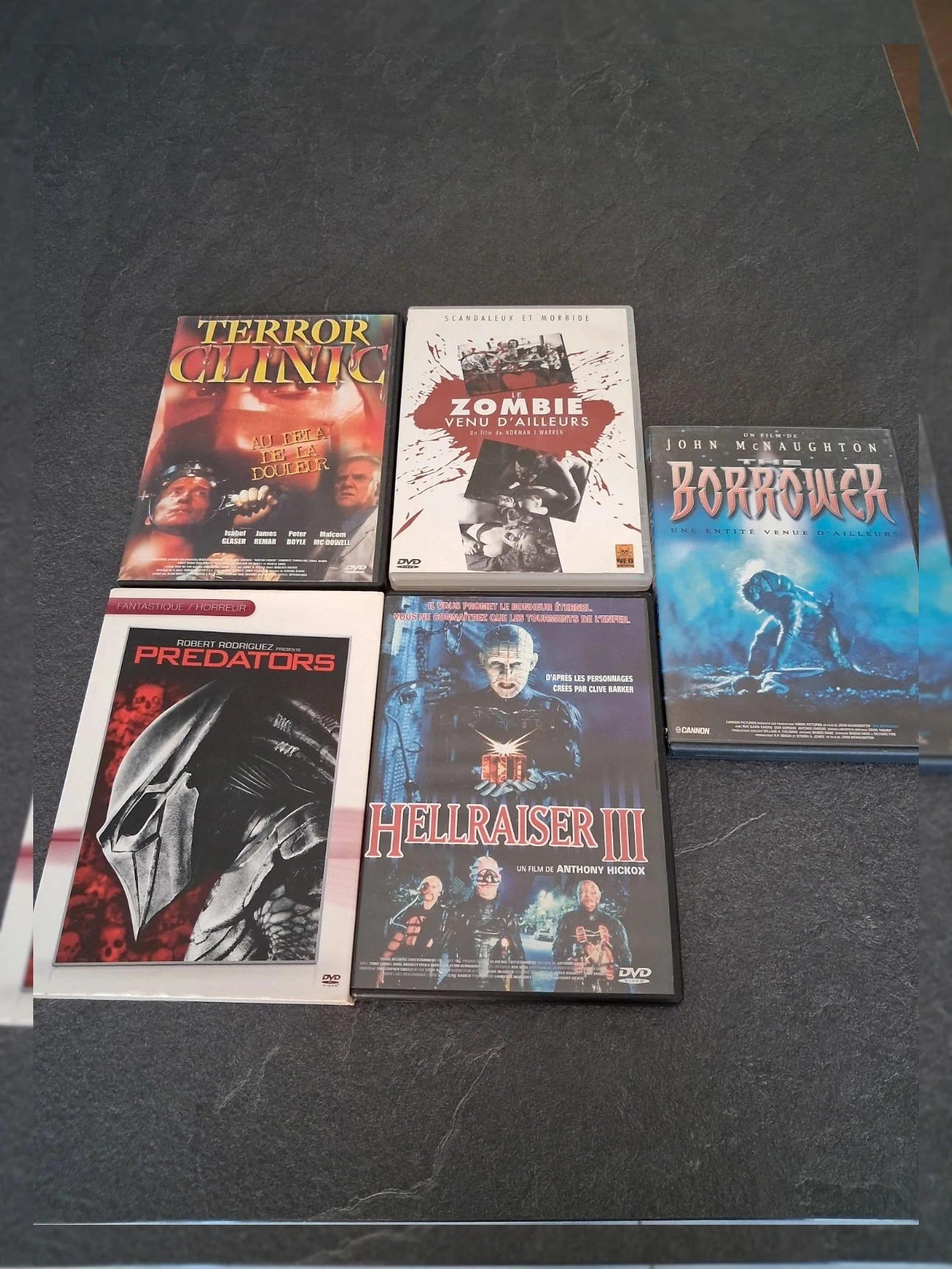 Horreur dvd