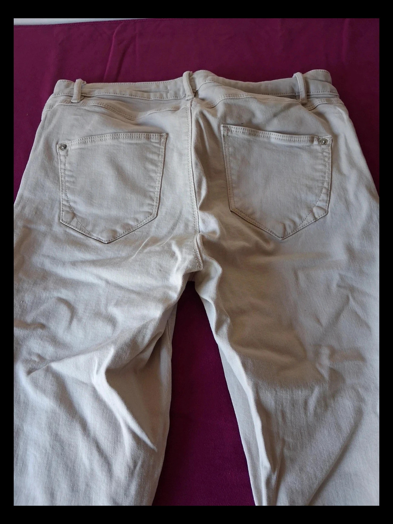 Jean pantalon taille 38 beige – taille M / 38 / 10 5