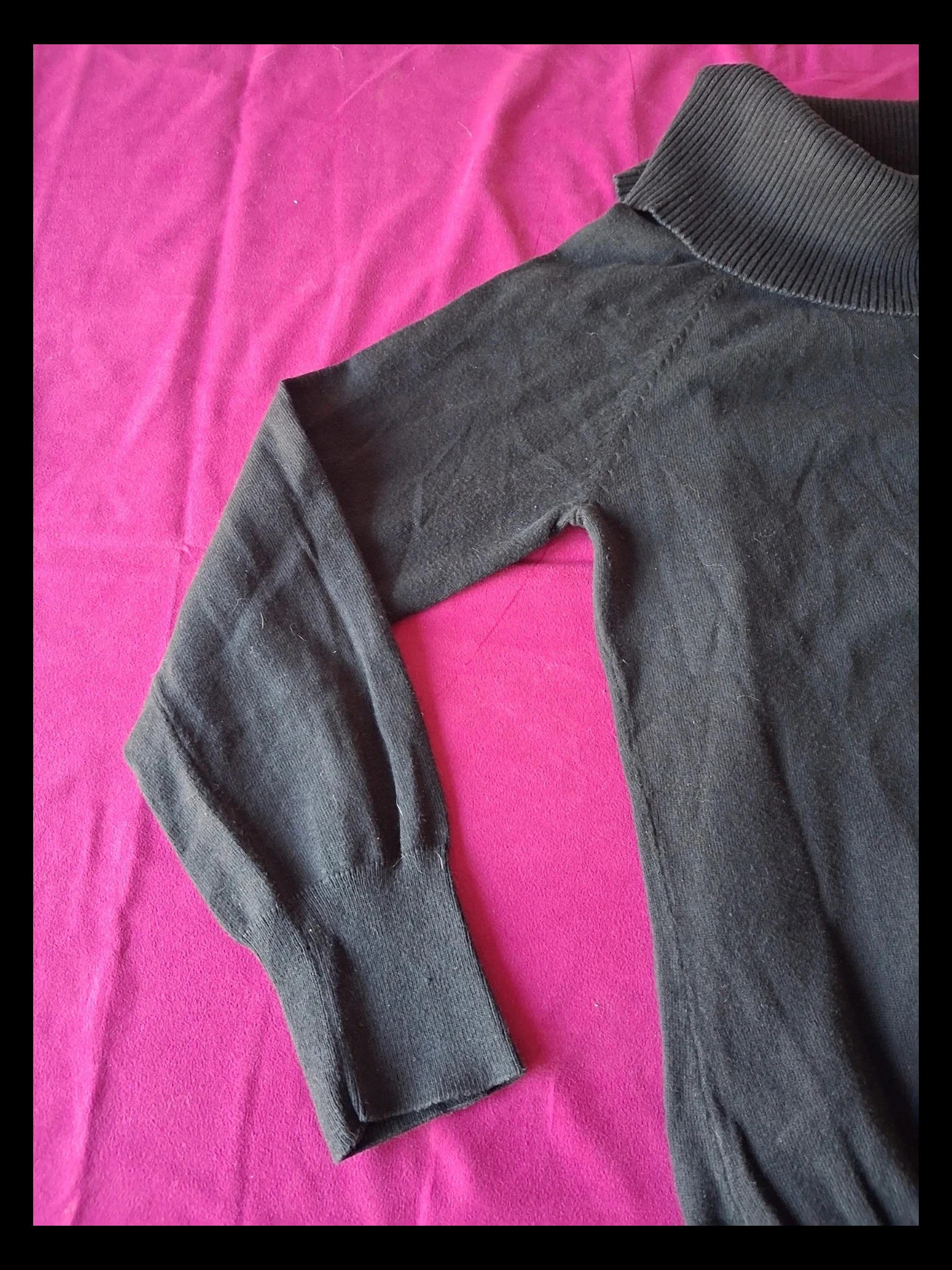Noir cole rouler Pull taille L – taille L / 40 / 12 2