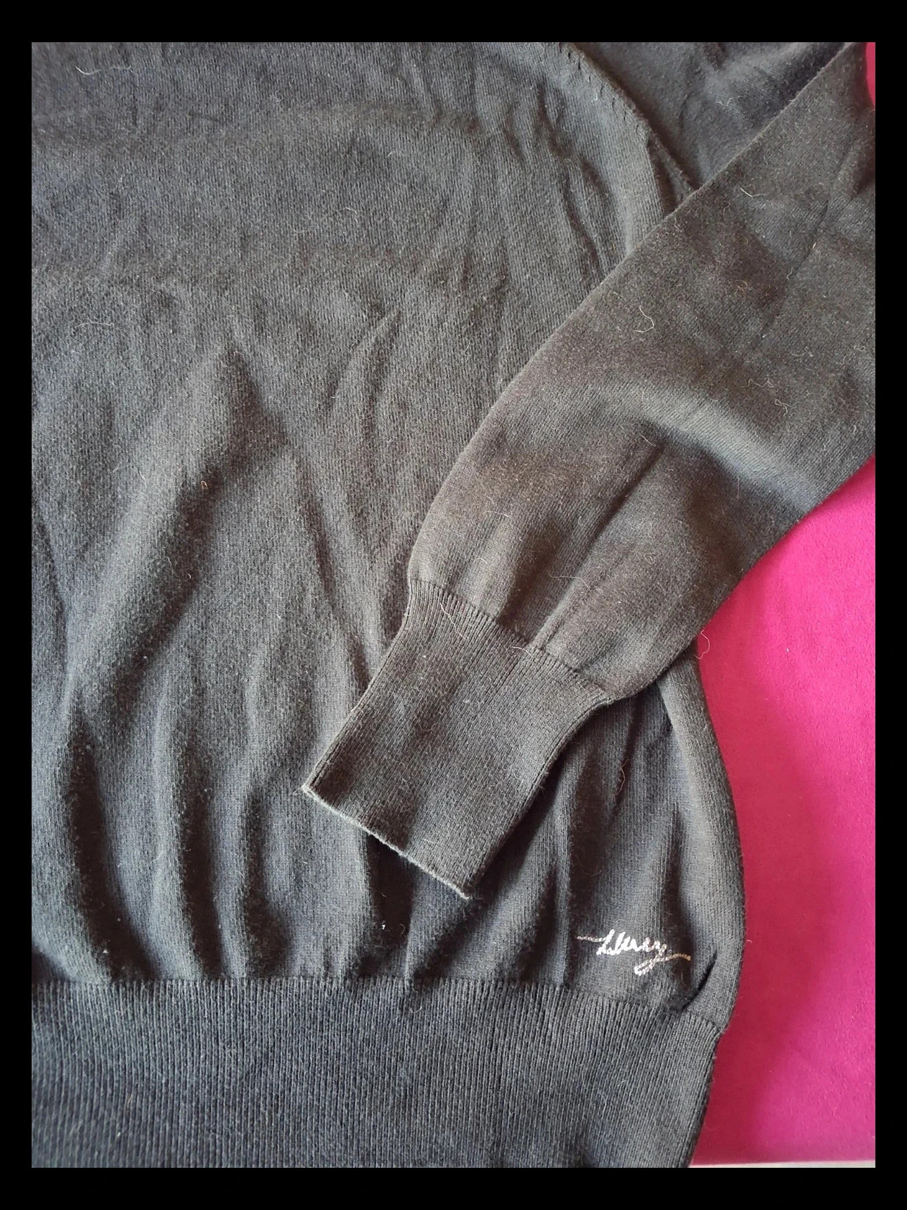 Noir cole rouler Pull taille L – taille L / 40 / 12 3