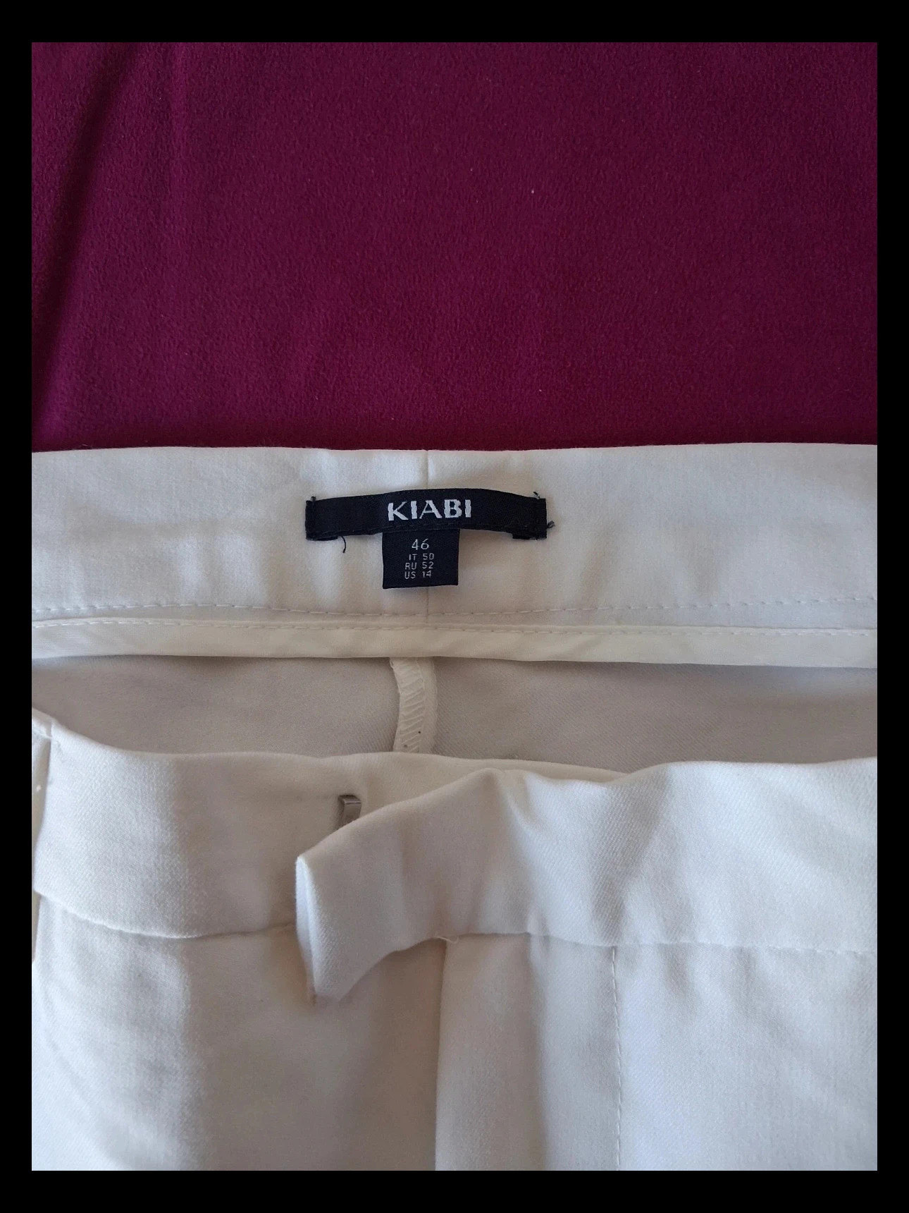 Taille 46 pantalon blanc – Kiabi – taille XXXL / 46 / 18 3