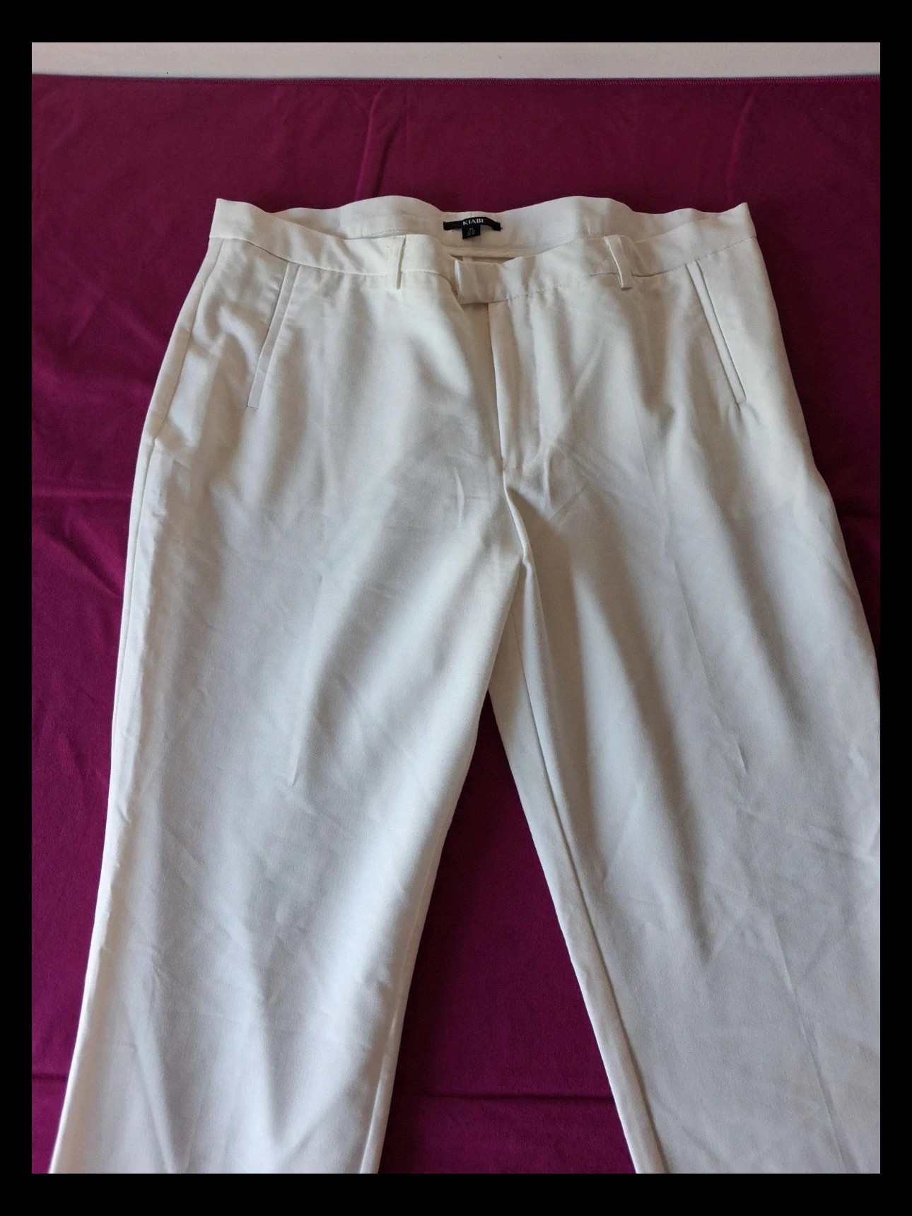 Taille 46 pantalon blanc