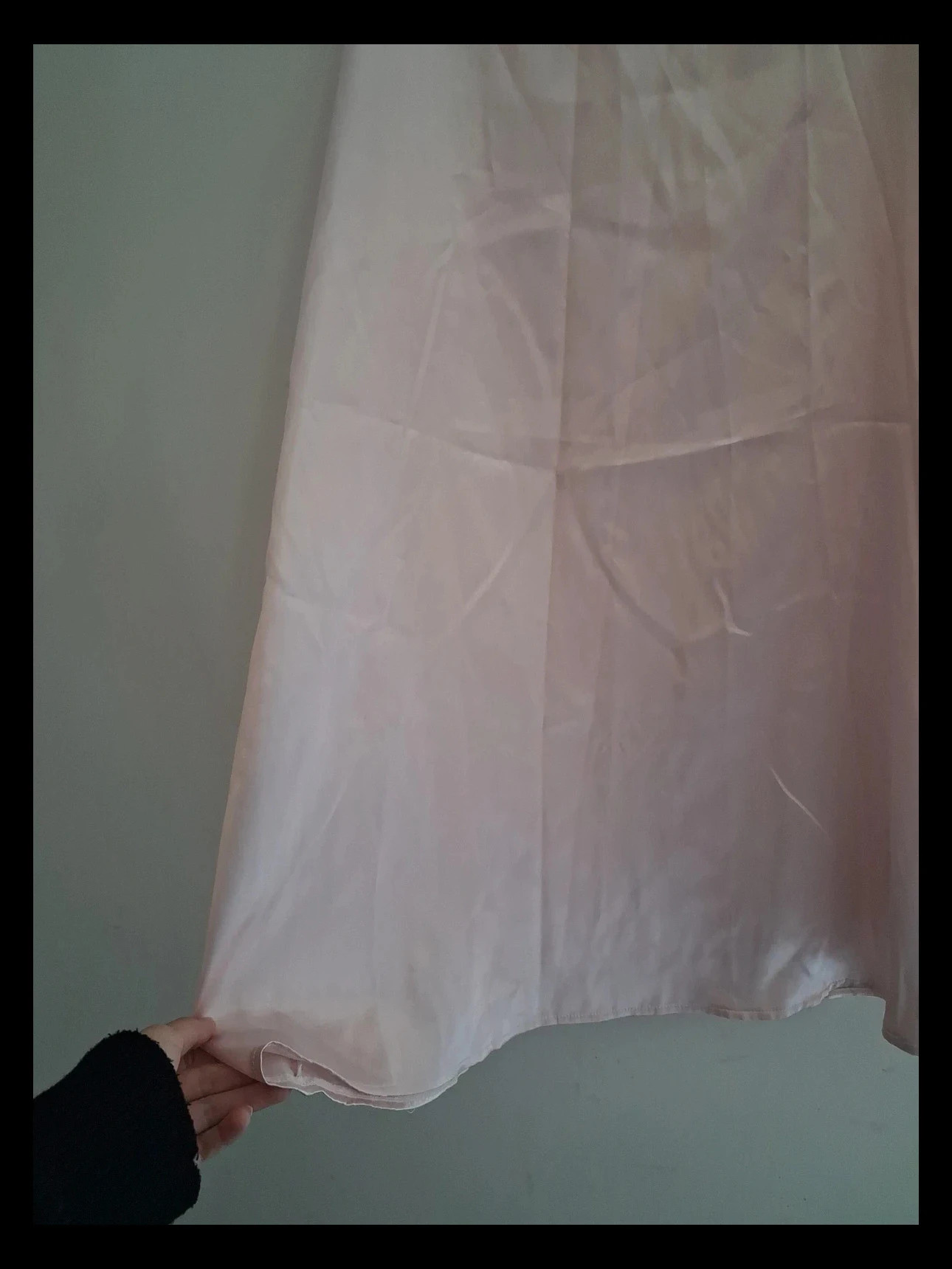 Rose pâle satin en jupe – Shein – taille XS / 34 / 6 3