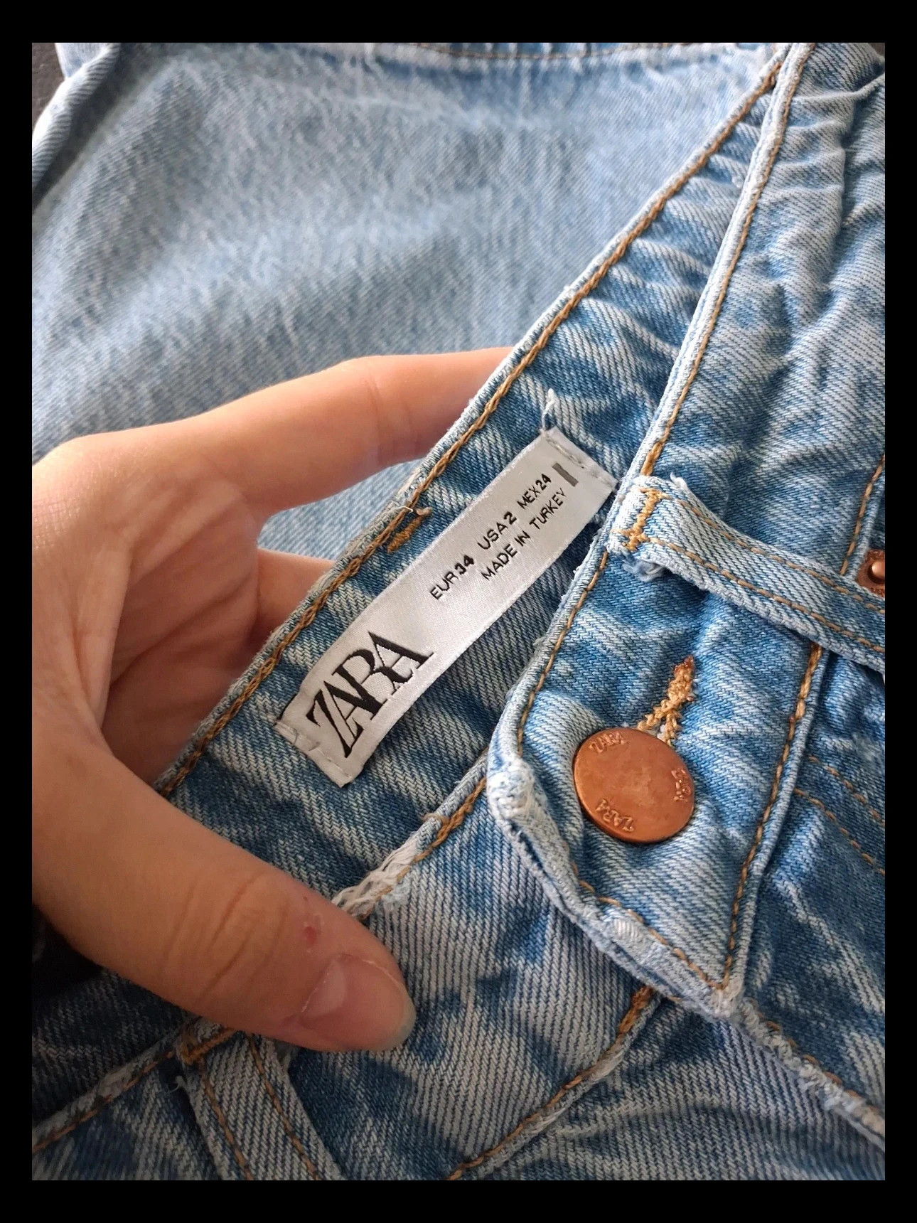 ZARA droit Jean – Zara – taille XS / 34 / 6 2
