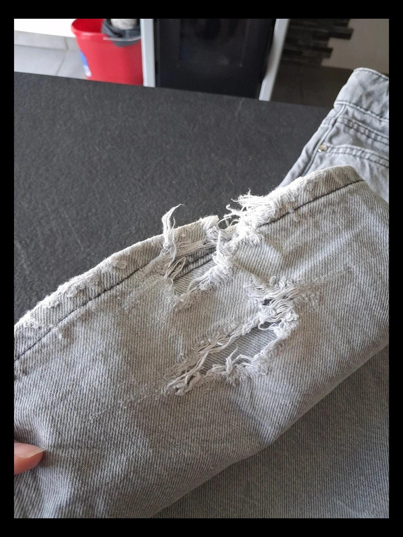 Jean ZARA large droit – Zara – taille XS 2
