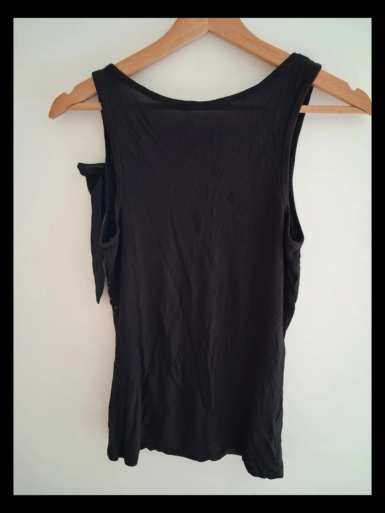 Femme noir Haut – taille XS / 34 / 6 3