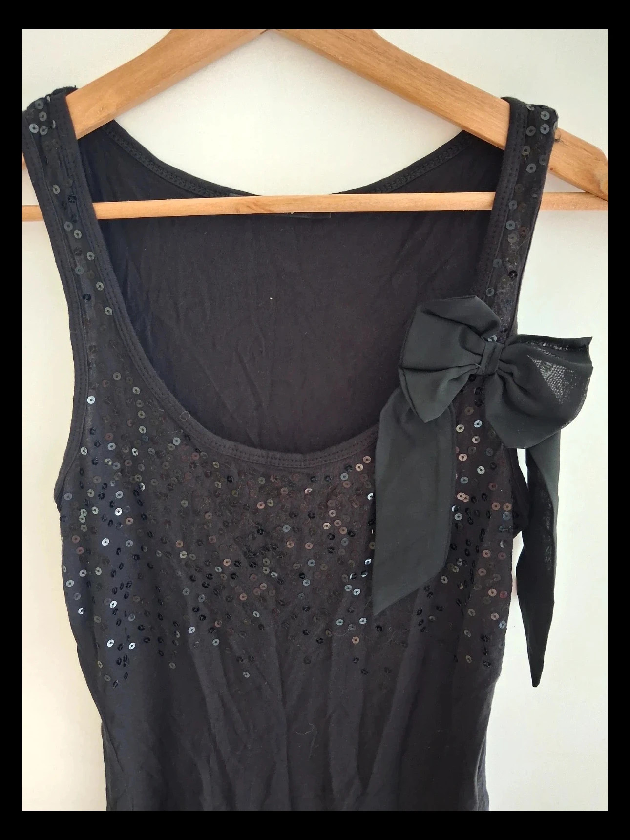 Femme noir Haut – taille XS / 34 / 6 2