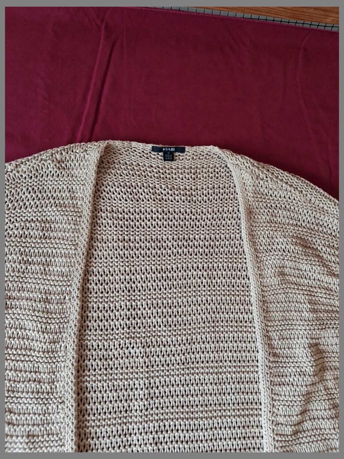 Femme laine gilet en – Kiabi – taille S / 36 / 8 2