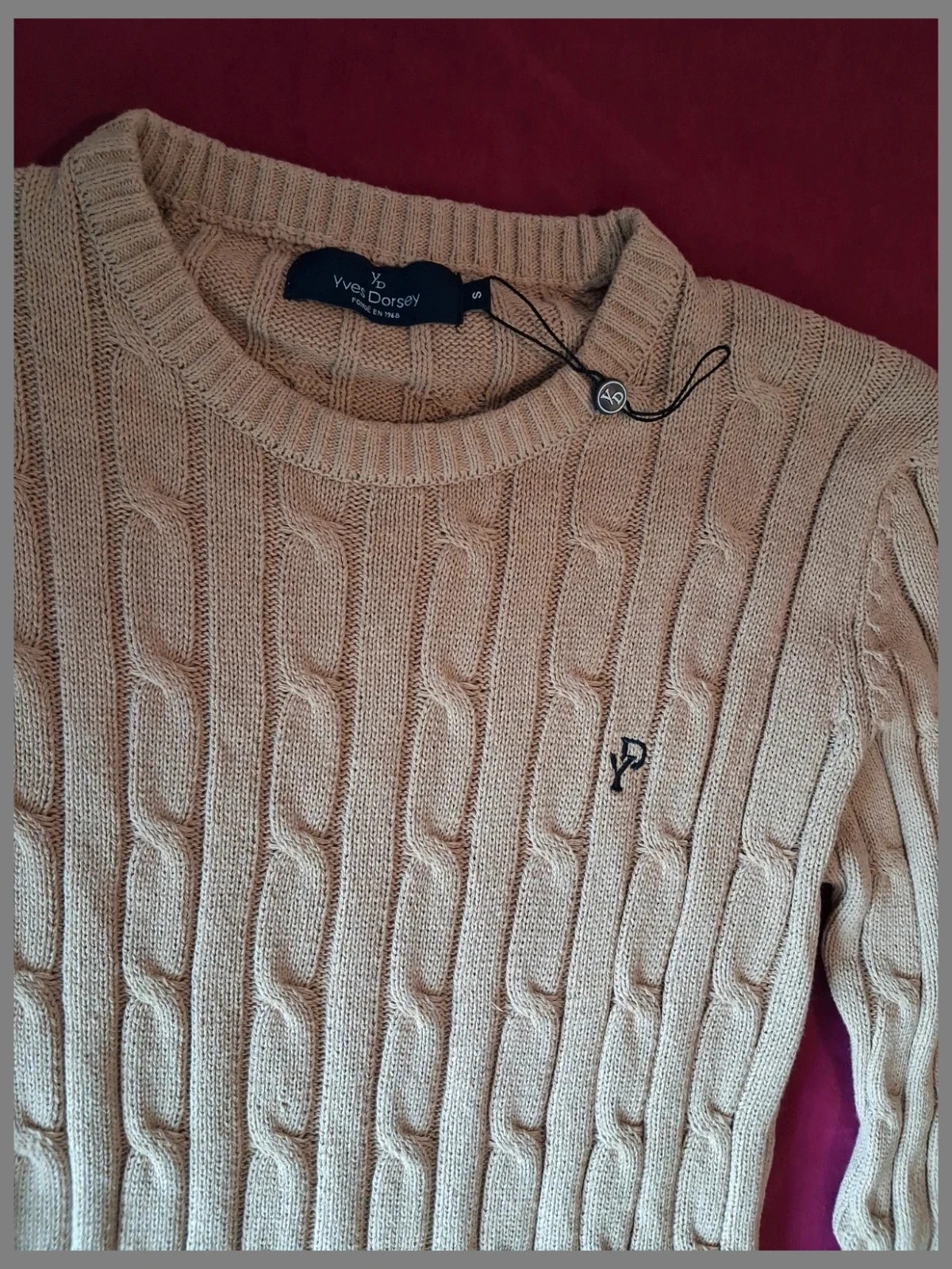 Homme hiver pull – Yves Dorsey – taille S 2