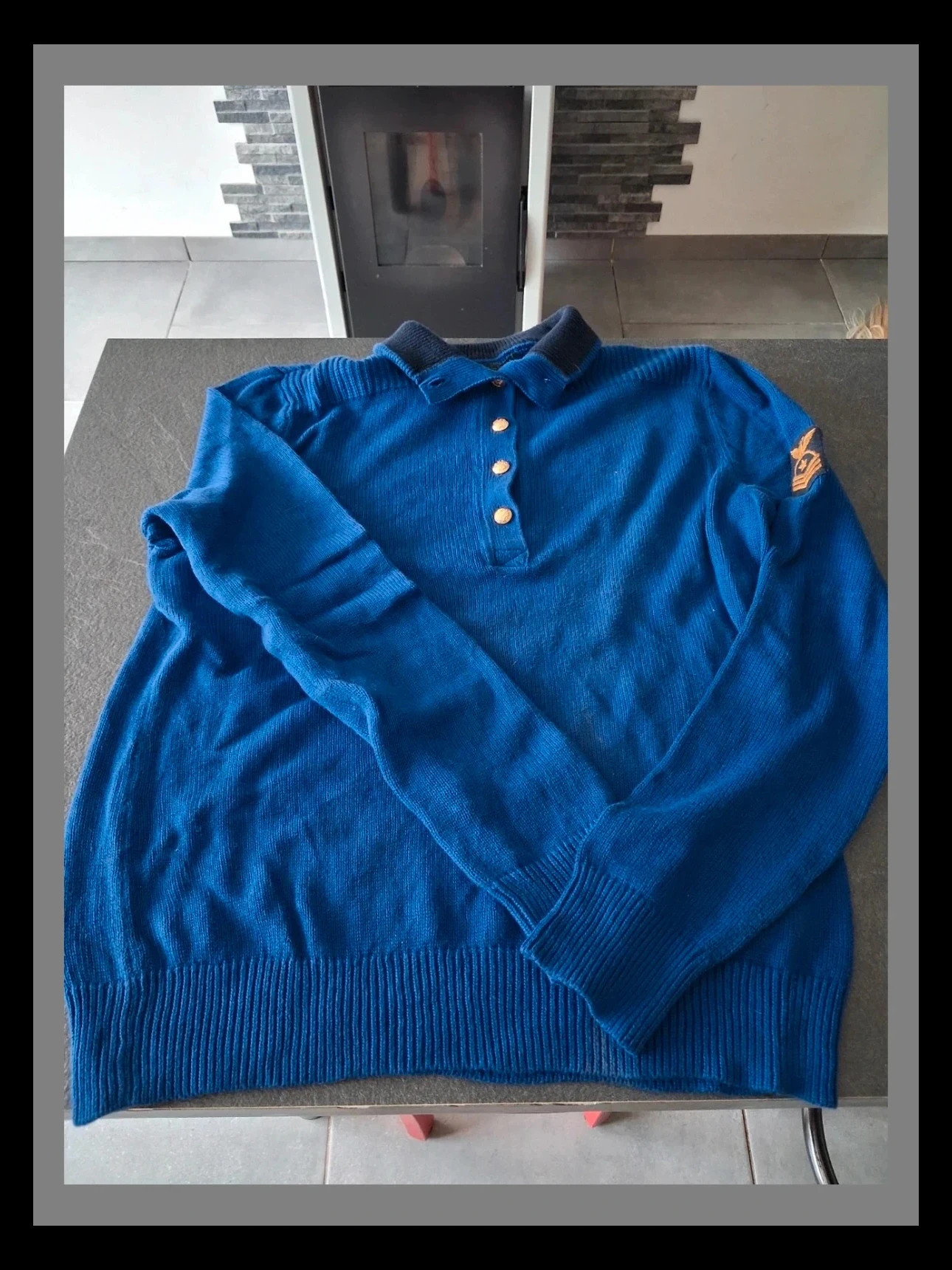 Pull marine Ralph Lauren taille xl femme