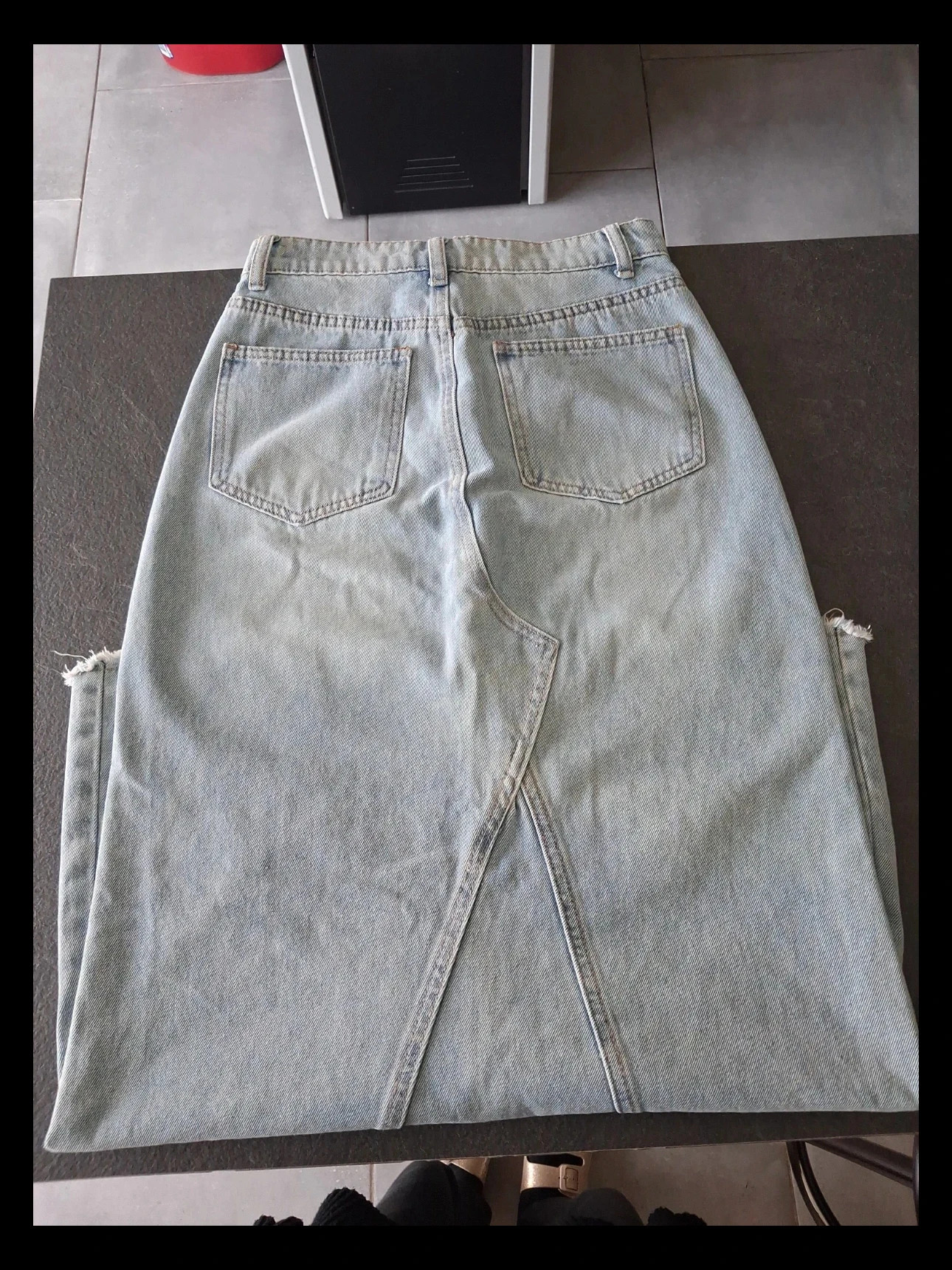 En jean longue jupe – Shein – taille XS / 34 / 6 2