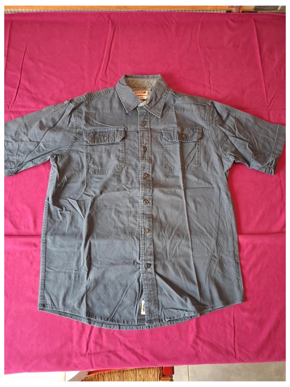 Manche courte chemise homme