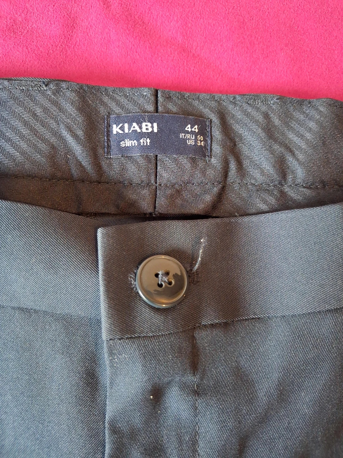Pantalon de costume homme – Kiabi – taille W34 | FR 44 2