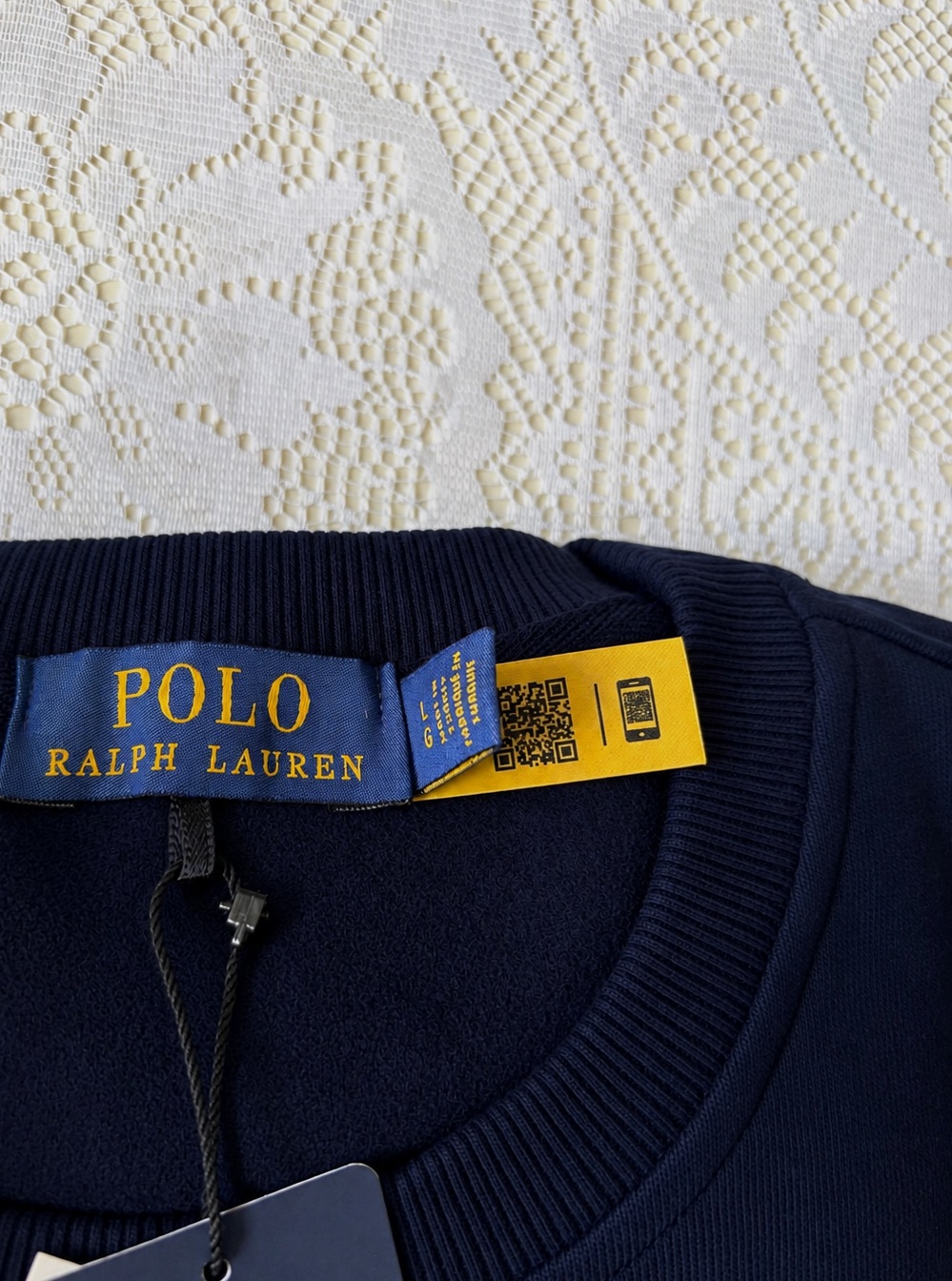 Sweat-shirt Polo Ralph Lauren bleu marine – Polo Ralph Lauren – taille L 6