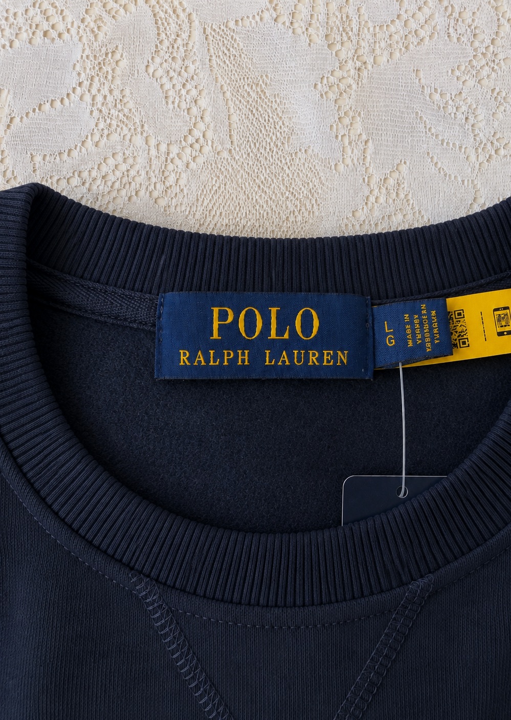 Sweat-shirt Polo Ralph Lauren bleu marine – Polo Ralph Lauren – taille L 5