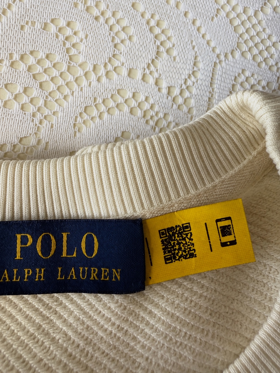 Sweat-shirt Polo Ralph Lauren beige neuf avec étiquette – Polo Ralph Lauren – taille L 5