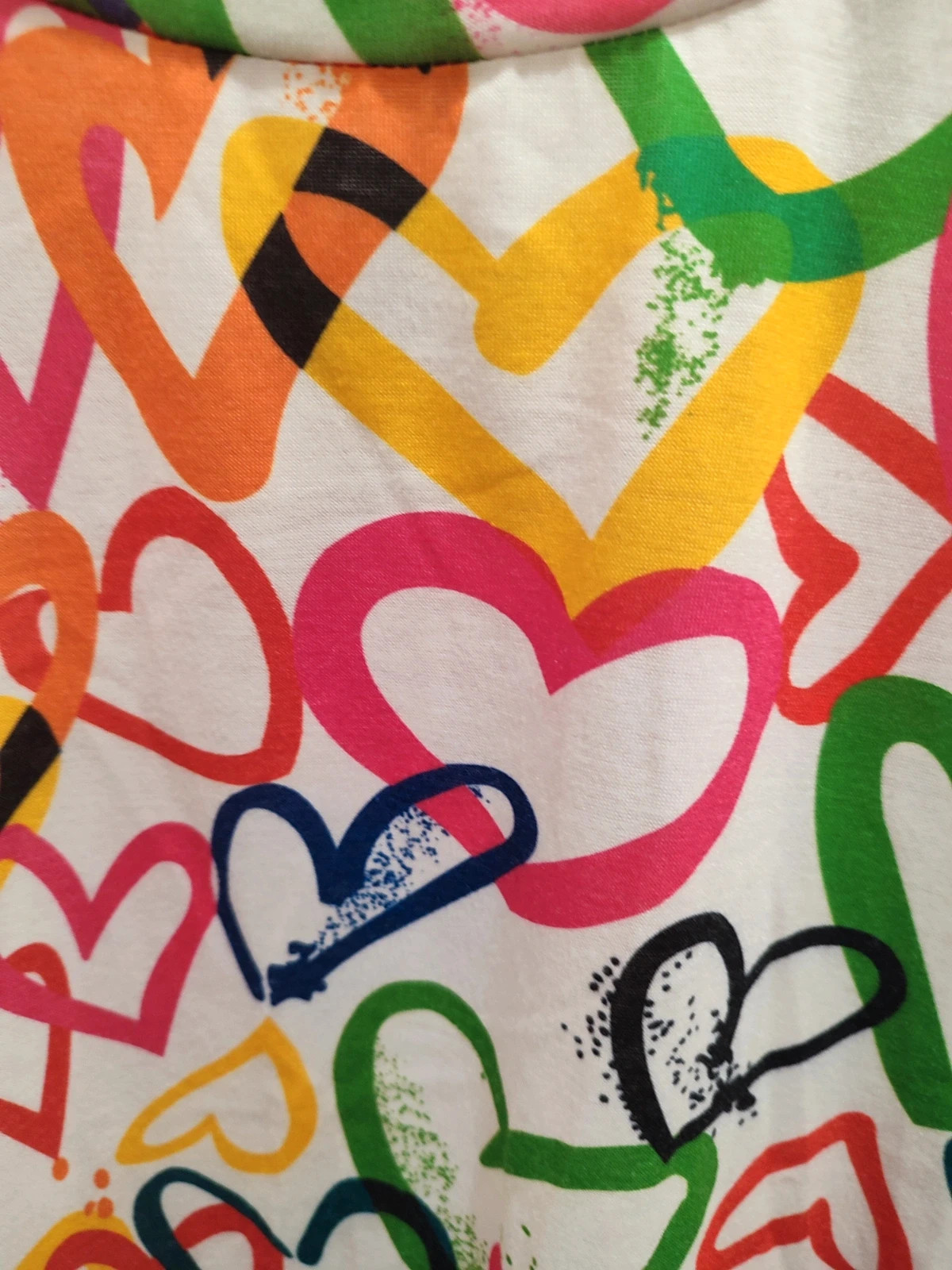 Camiseta corazones – Shein Curve – taille 7XL / 54 / 26 3