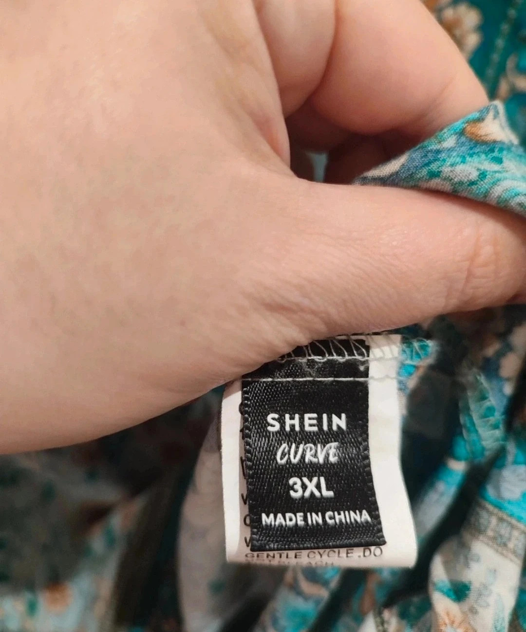 Blusa bohemia – Shein Curve – taille 6XL / 52 / 24 5