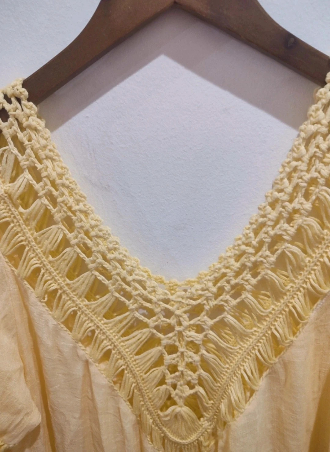 Blusa bohemia amarilla – Local – taille 5XL / 50 / 22 2