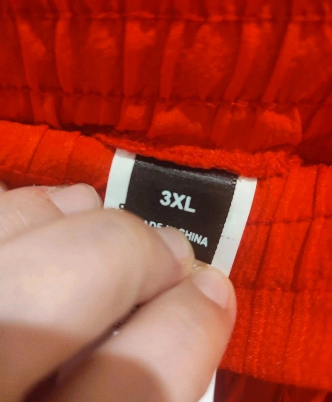Pantalón ancho rojo – Shein Curve – taille 6XL / 52 / 24 3