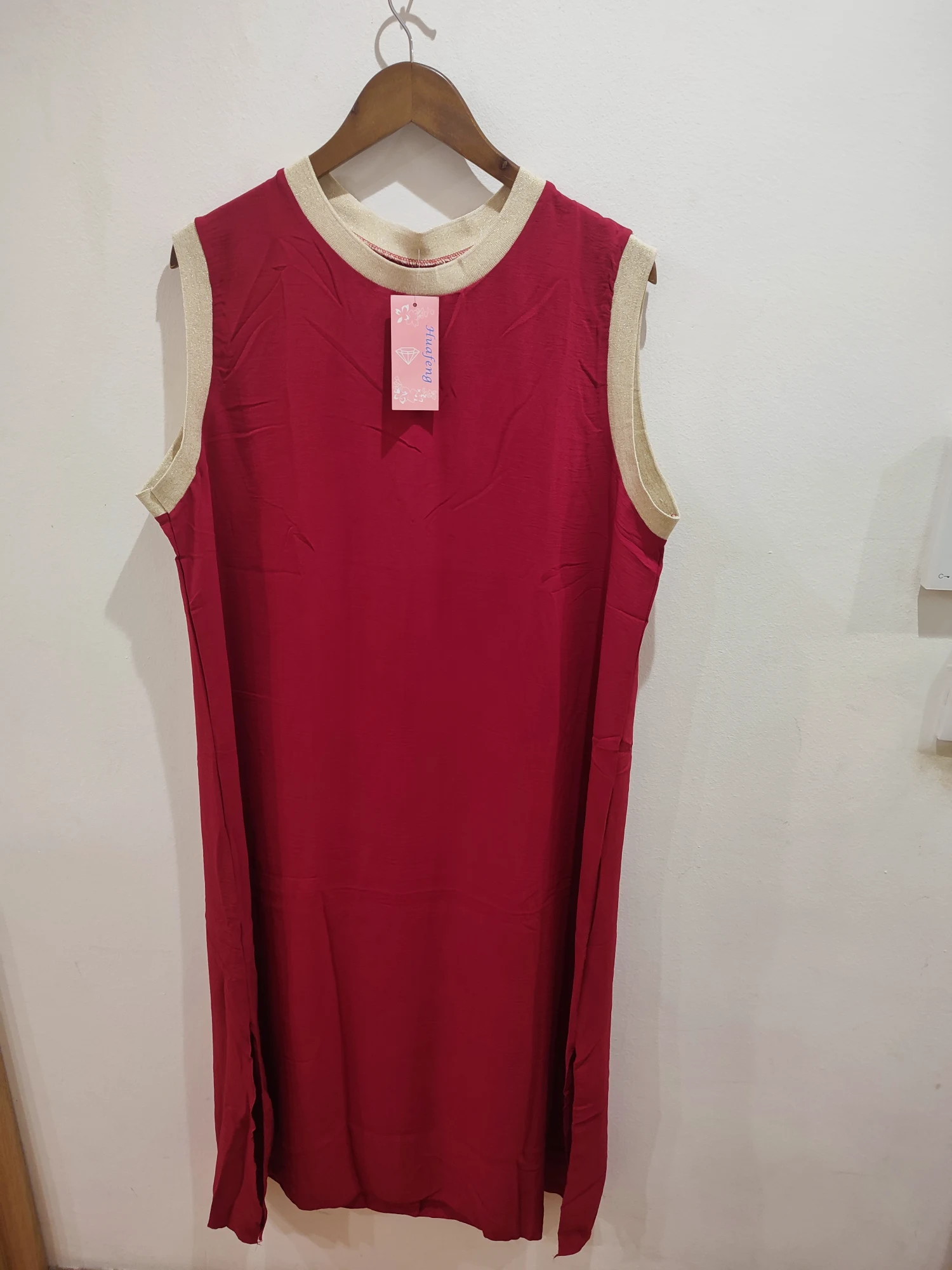 Maxi vestido rojo – Local – taille XXL