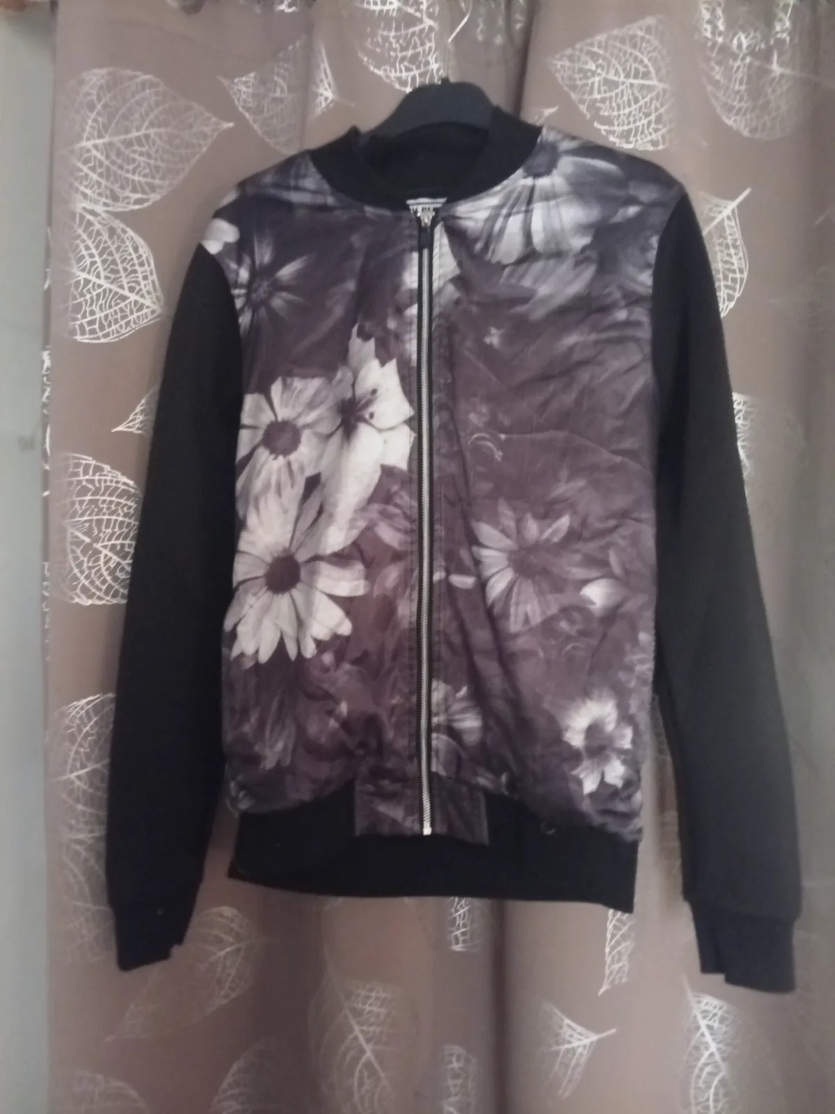 Veste bomber Gov Denim taille L à fleurs