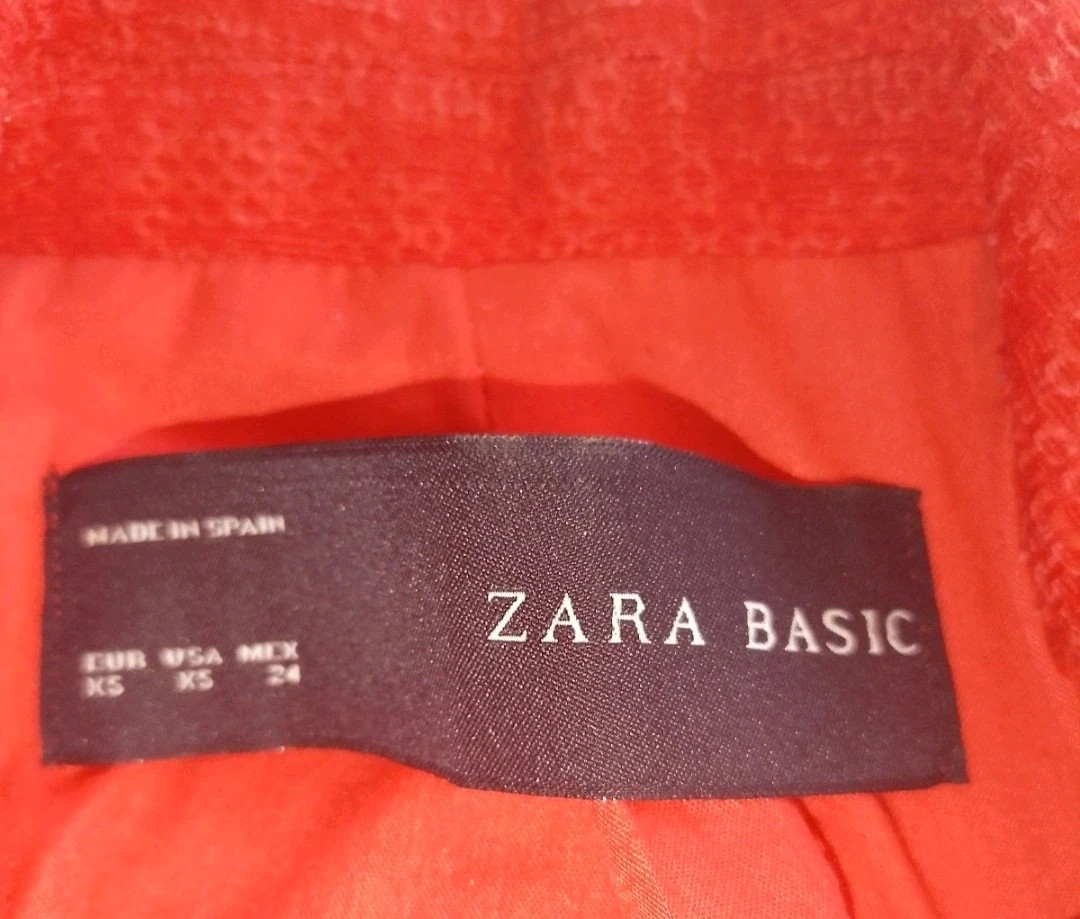 Blazer roja de Zara – Zara – taille XS / 34 / 6 2