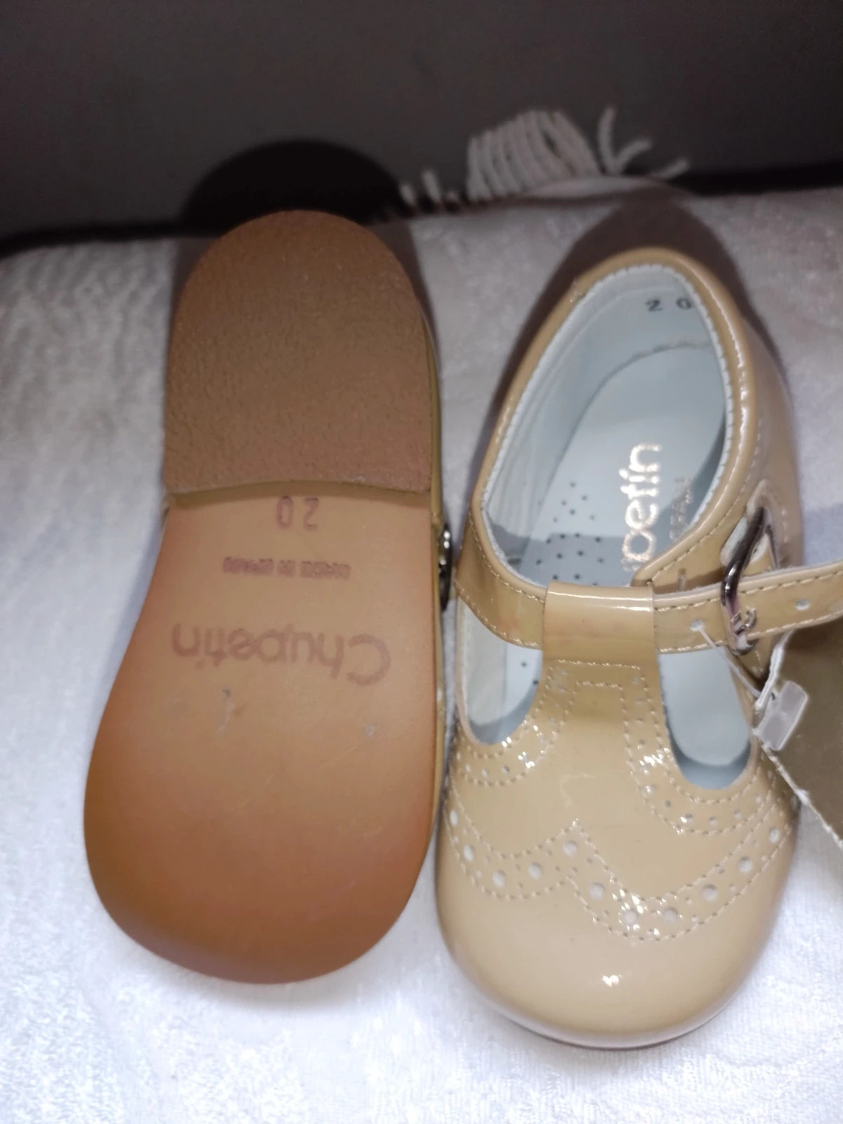 Zapatitos de charol Chupetín talla 20 beige – Chupetin – taille 20 3