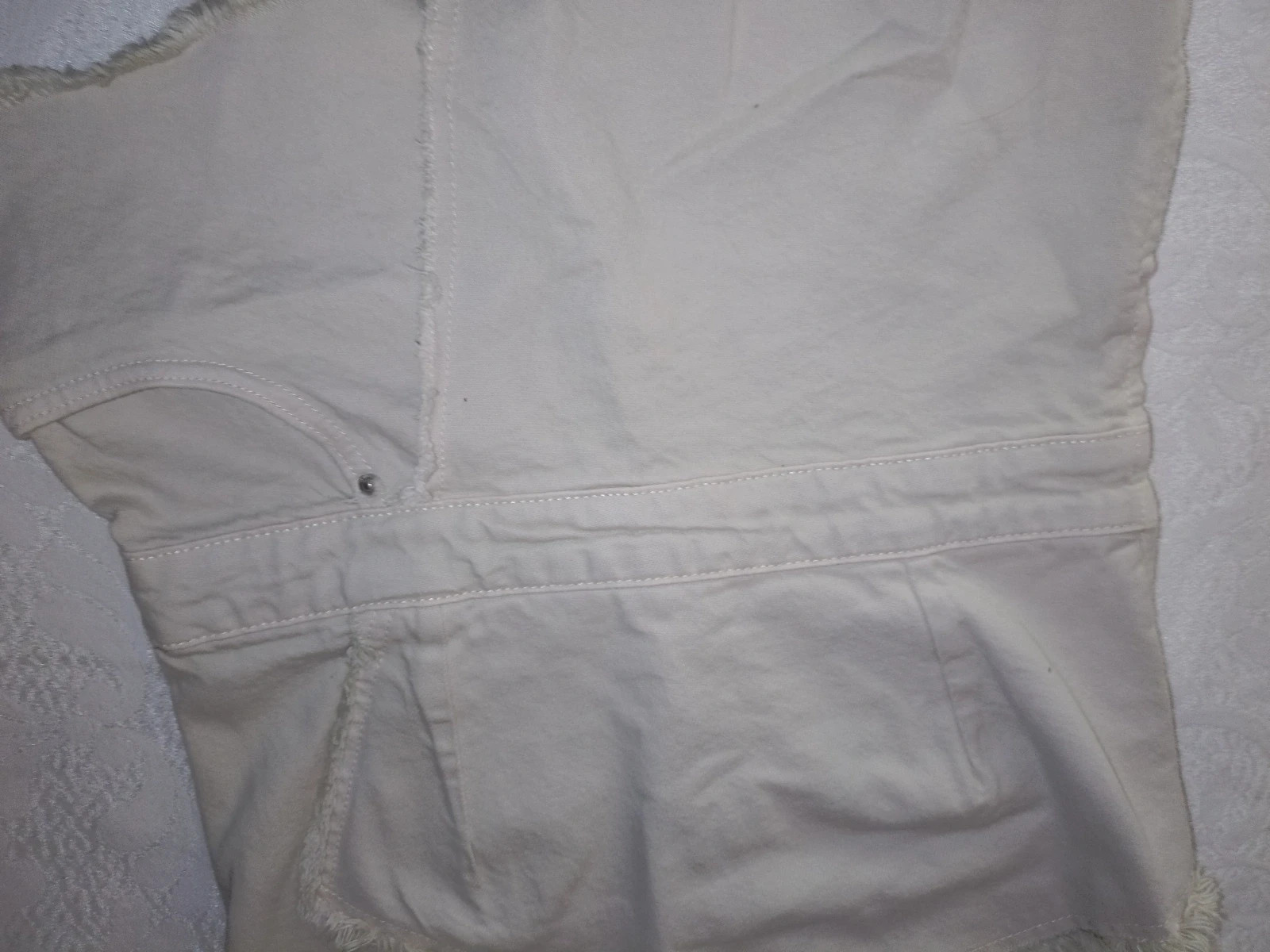 Zara Strapless Raw-Edge Denim Top (Size M) – Zara – taille M / 38 / 10 2