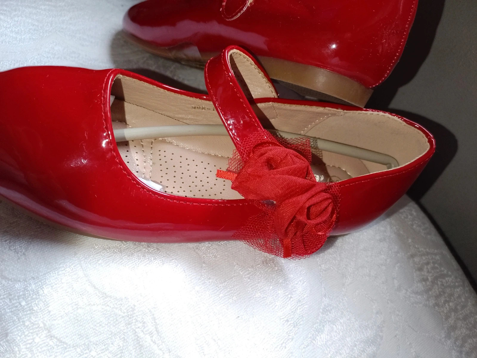 Red patent leather Mary Jane shoes size 32 – dorothy – taille 32 5