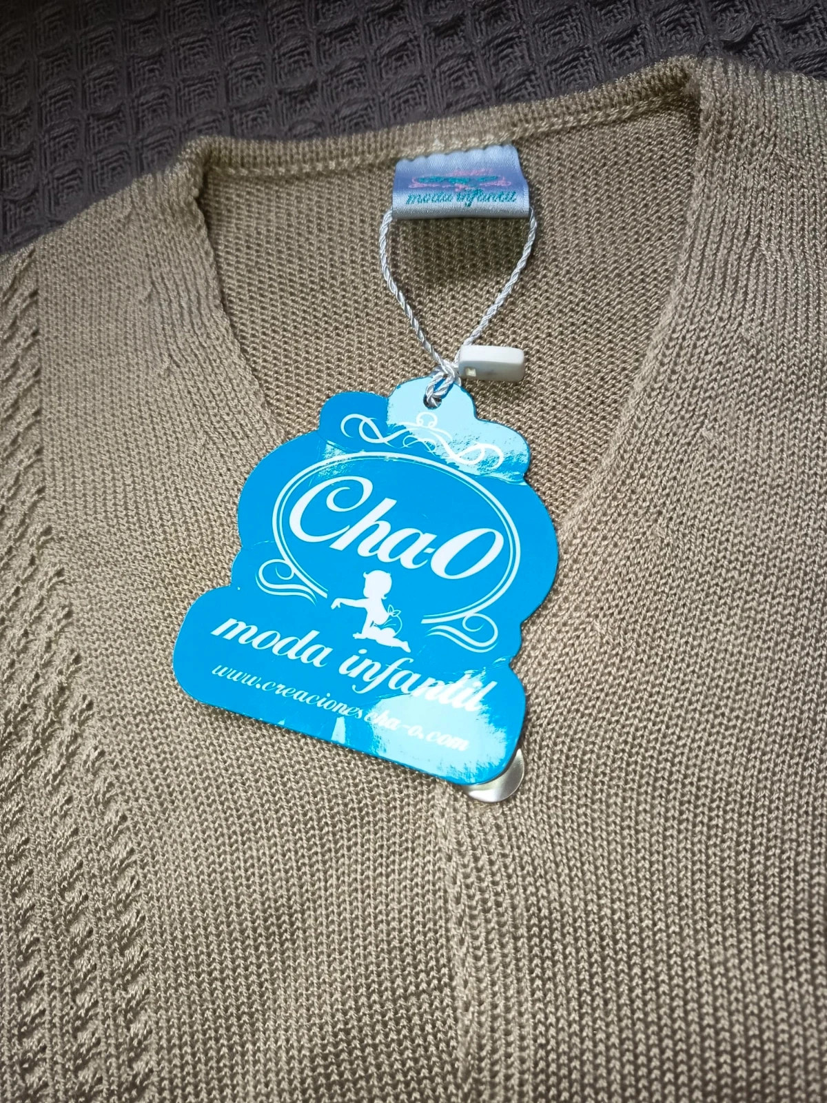 Cha-O Baby Knitted Cardigan Camel Size 18M NWT – cha o – taille 12-18 mois / 80 cm 2