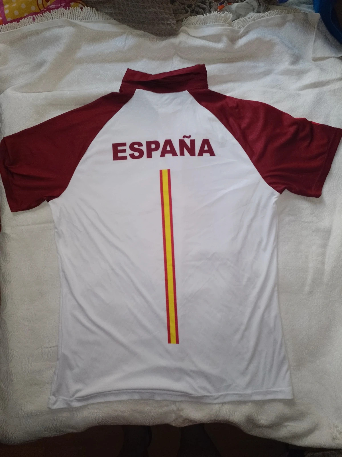 Official Spain Paralympic Luanvi Polo Shirt Size L – luanvi – taille L 2