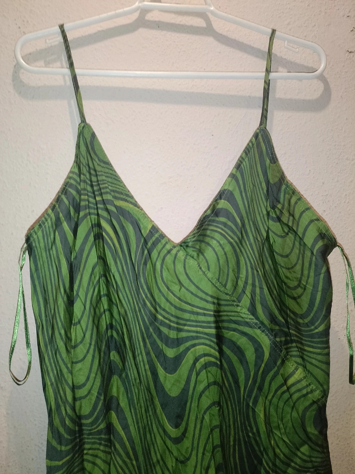 Zara Green Swirl Print Midi Slip Dress Size M – Zara – taille M / 38 / 10 2