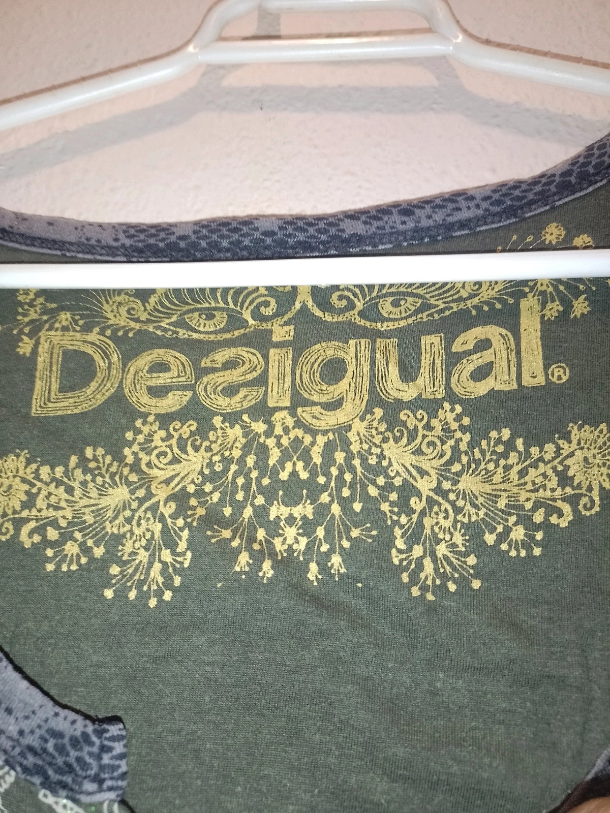 Desigual Green Print Long-Sleeve Dress - Size M – Desigual – taille M / 38 / 10 2