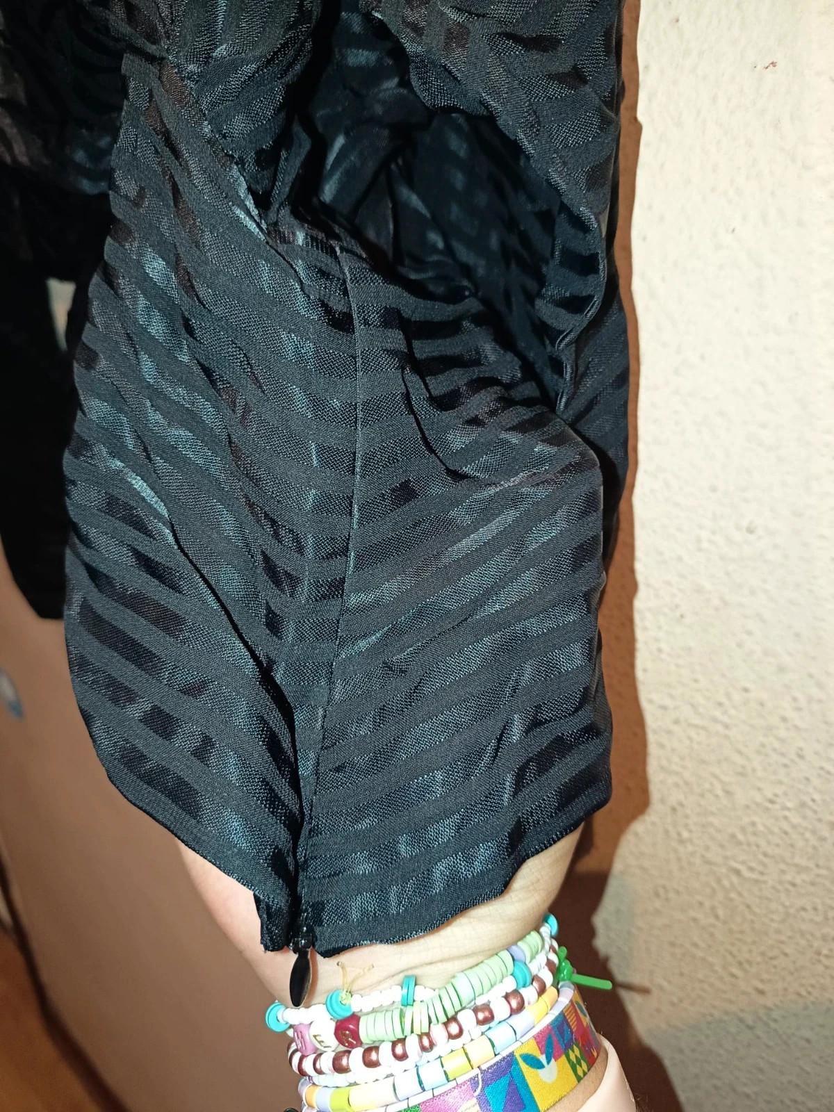 Zara Black Long Sleeve Surplice Blouse Size M – Zara – taille M / 38 / 10 3