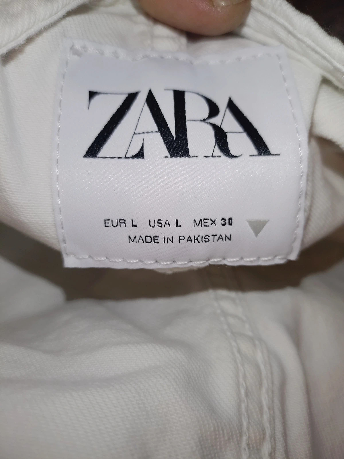 Zara White Midi Halter Dress Size L - 100% cotton - – Zara – taille L / 40 / 12 5
