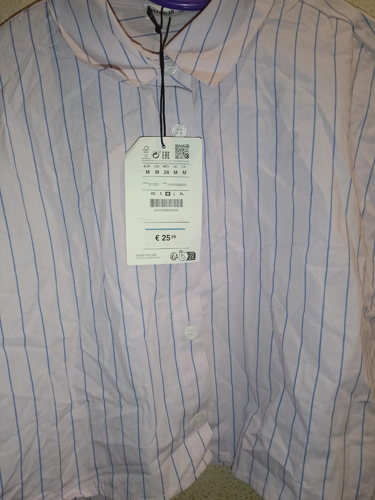 New Pull&Bear Striped Shirt with Tags – Pull & Bear – taille M / 38 / 10 2