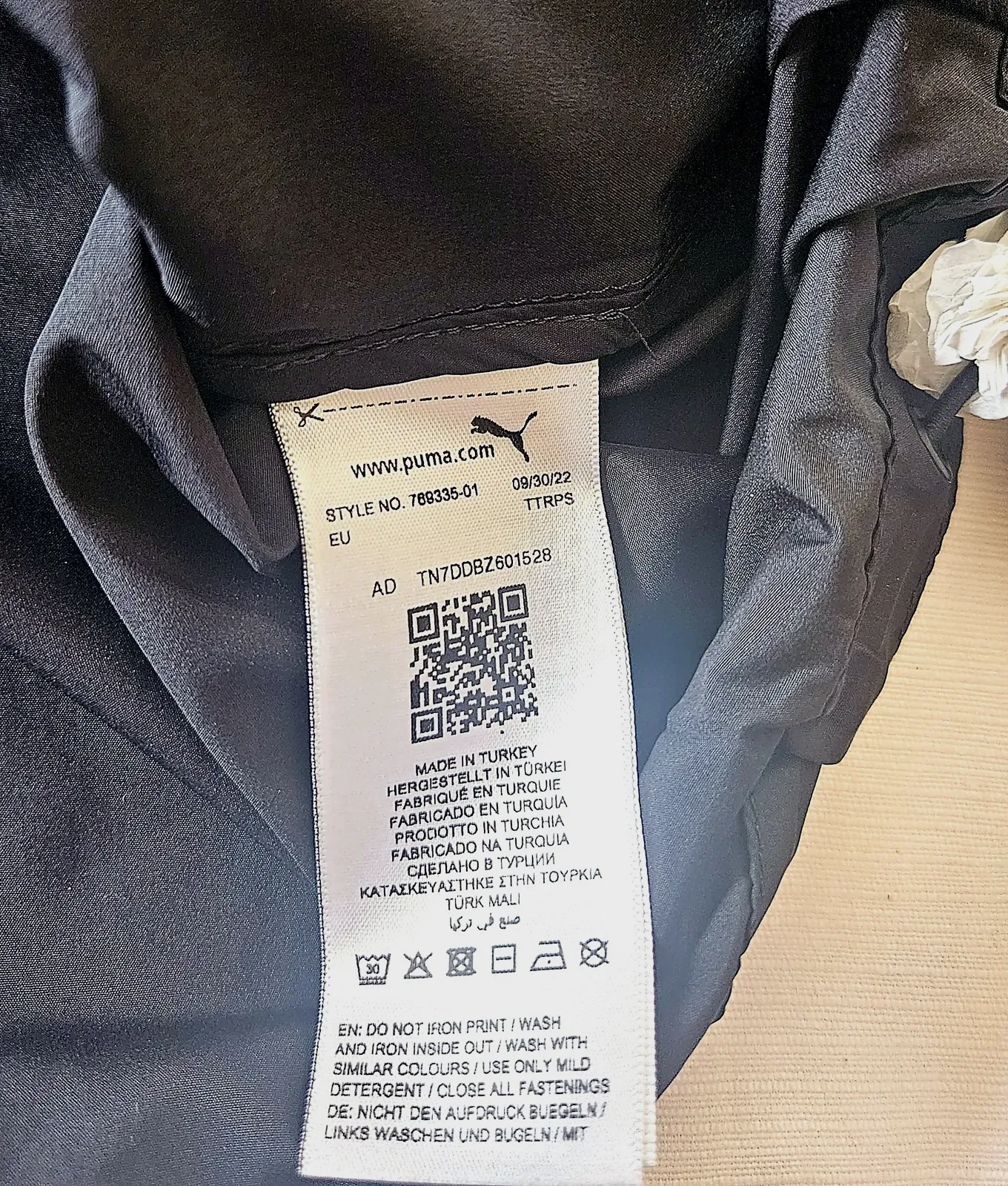 Coupe-vent à capuche Puma AC Milan noir taille M – Puma – taille M 5