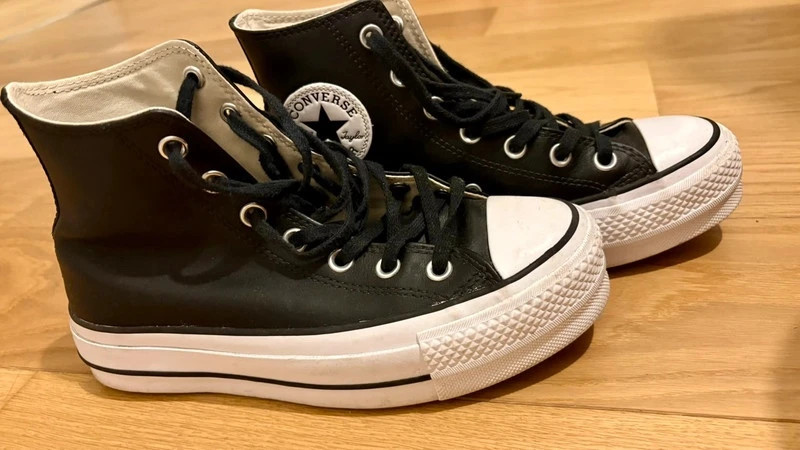 Converse Chuck Taylor All Star Lift Cuir Noir T37 (561675C) – Converse – taille 37 3